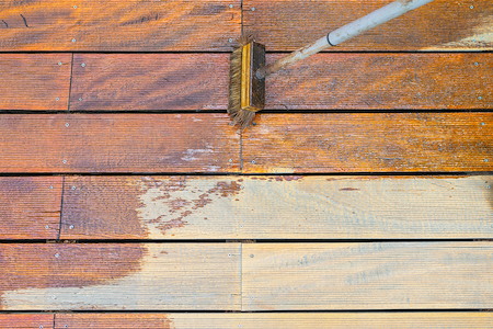 Deck and fence wood staining in Smyrna